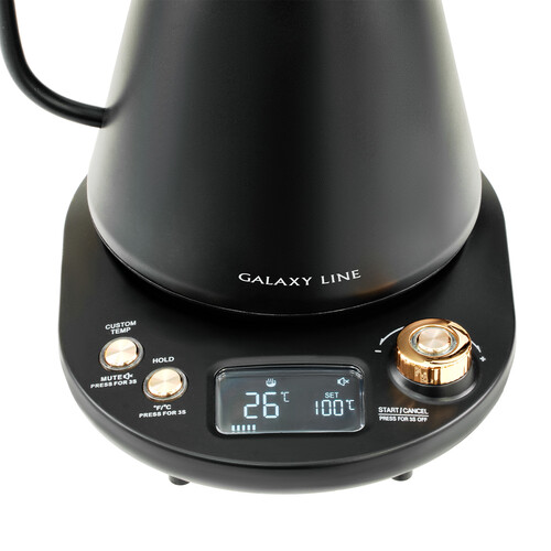 Купить Электрочайник Galaxy Line GL 0341 черный  9129743. Характеристики, отзывы и цены в Донецке