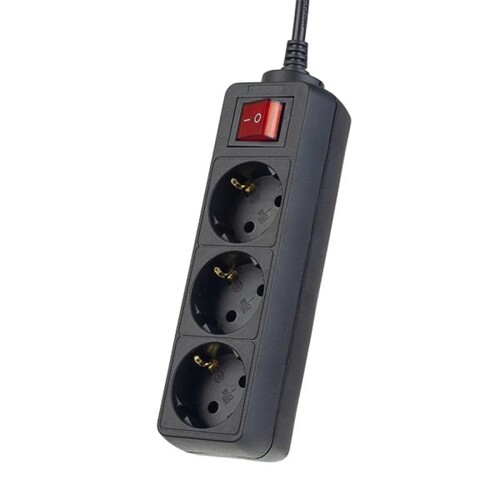 Купить Удлинитель Perfeo POWERMATE PF-PM-3/1.8-B черный  9172323. Характеристики, отзывы и цены в Донецке