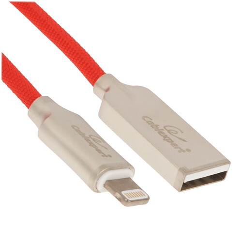 Купить Кабель круглый Cablexpert Lightning 8-pin MFI - USB 2.0 Type-A красный 1.8 м  5485457. Характеристики, отзывы и цены в Донецке