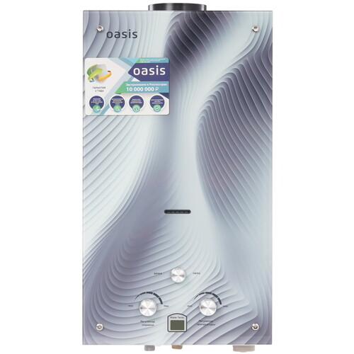 Купить Водонагреватель газовый Oasis Glass 24 HG  9231837. Характеристики, отзывы и цены в Донецке