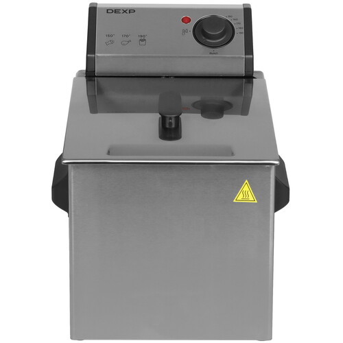 Купить Фритюрница DEXP DDF-3210 серебристый  9238068. Характеристики, отзывы и цены в Донецке