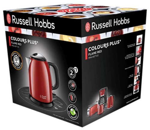 Купить Электрочайник Russell Hobbs 24992-70 красный  5929514. Характеристики, отзывы и цены в Донецке