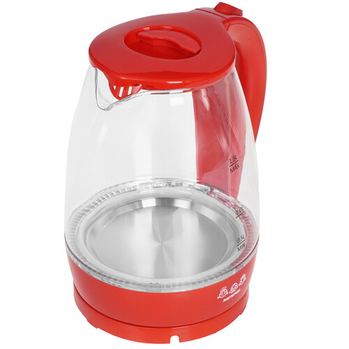 Купить Электрочайник Мастерица ЕК-1801G красный  8157389. Характеристики, отзывы и цены в Донецке