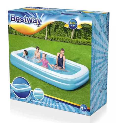 Купить Бассейн надувной, 305 x 183 x 46 см, 54150 Bestway  5464768. Характеристики, отзывы и цены в Донецке