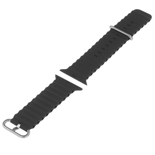 Купить Ремешок Apple для Apple Watch 44/ 45/ 46/ 49mm черный/серый  5628907. Характеристики, отзывы и цены в Донецке