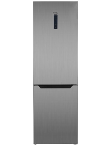 Купить Холодильник с морозильником   KRAFT TNC-NF502X серебристый  8192451. Характеристики, отзывы и цены в Донецке