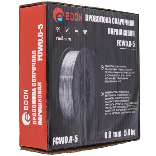 Купить Сварочная проволока Edon FCW0.8-5  5625358. Характеристики, отзывы и цены в Донецке