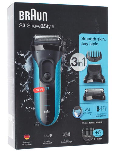 Электробритва Braun Series 3 3010BT Купить Электробритва Braun Series 3 3010BT  1097030. Характеристики, отзывы и цены в Донецке