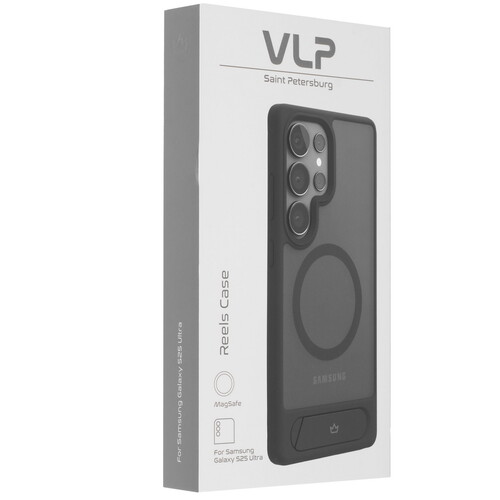 Купить Накладка  VLP Reels Case для Samsung Galaxy S25 Ultra черный/прозрачный  5613348. Характеристики, отзывы и цены в Донецке
