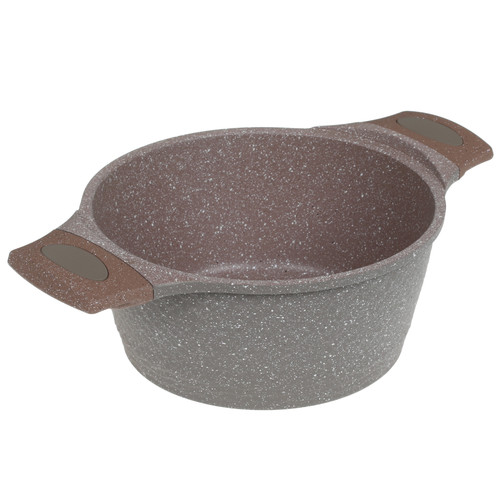 Купить Кастрюля OneTwo Jasper O3SC019 2.4 л 20 см коричневый  1368589. Характеристики, отзывы и цены в Донецке
