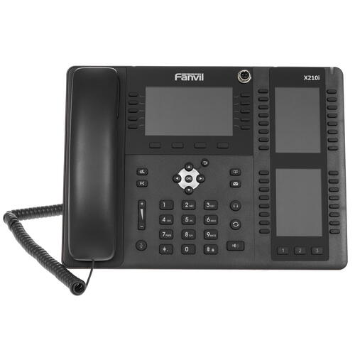 Купить Телефон VoIP Fanvil X210i черный  1629274. Характеристики, отзывы и цены в Донецке