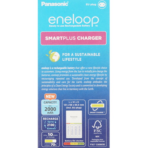 Купить Зарядное устройство Panasonic Eneloop Smart-Quick Charger  5446621. Характеристики, отзывы и цены в Донецке