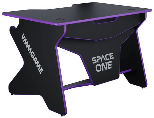 Купить Стол компьютерный VMMGAME SPACEONE DARK черный/фиолетовый  9103564. Характеристики, отзывы и цены в Донецке