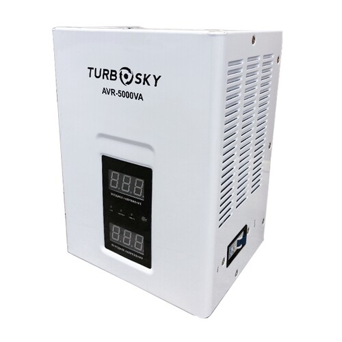 Купить Стабилизатор напряжения Turbosky AVR-5000VA  9140953. Характеристики, отзывы и цены в Донецке