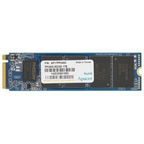 Купить 1000 ГБ M.2 NVMe накопитель Apacer PP3480 [AP1TPP3480-R]  1698818. Характеристики, отзывы и цены в Донецке
