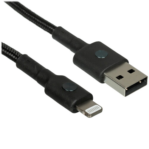 Купить Кабель круглый ZMI Lightning 8-pin MFI - USB 3.0 Type-A черный 1 м  5479999. Характеристики, отзывы и цены в Донецке