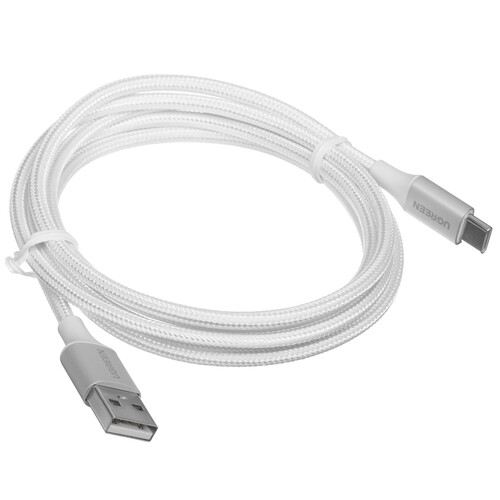 Купить Кабель круглый Ugreen USB Type-C - USB 2.0 Type-A серебристый 1.5 м  5453480. Характеристики, отзывы и цены в Донецке
