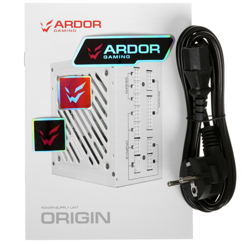 Купить Блок питания ARDOR GAMING ORIGIN 1000WGF  белый  5443945. Характеристики, отзывы и цены в Донецке