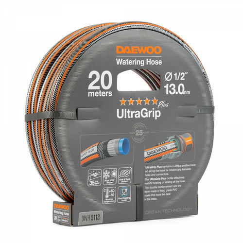 Купить Шланг поливочный Daewoo UltraGrip DWH 5113  5667179. Характеристики, отзывы и цены в Донецке