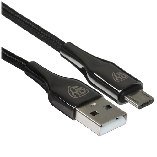 Купить Кабель круглый BY micro USB - USB 2.0 Type-A черный 1 м  5482171. Характеристики, отзывы и цены в Донецке