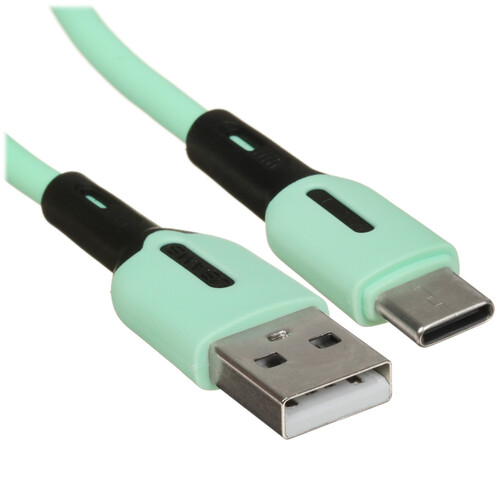 Купить Кабель круглый USAMS USB Type-C - USB 2.0 Type-A зеленый 1 м  5480440. Характеристики, отзывы и цены в Донецке