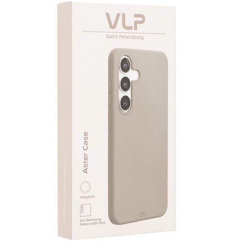 Купить Накладка  VLP Aster Case для Samsung Galaxy S25+ бежевый  5613320. Характеристики, отзывы и цены в Донецке