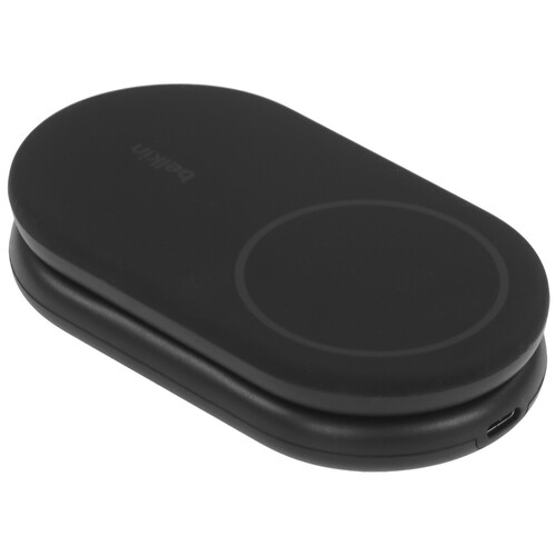 Купить Беспроводное зарядное устройство Belkin Magnetic Foldable Wireless Charger with Qi2 черный  5637431. Характеристики, отзывы и цены в Донецке