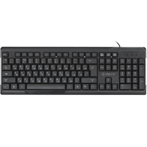 Купить Клавиатура проводная DEXP K-507BU  1376958. Характеристики, отзывы и цены в Донецке