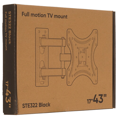 Купить Кронштейн для ТВ ONKRON STE322-B черный  5617962. Характеристики, отзывы и цены в Донецке
