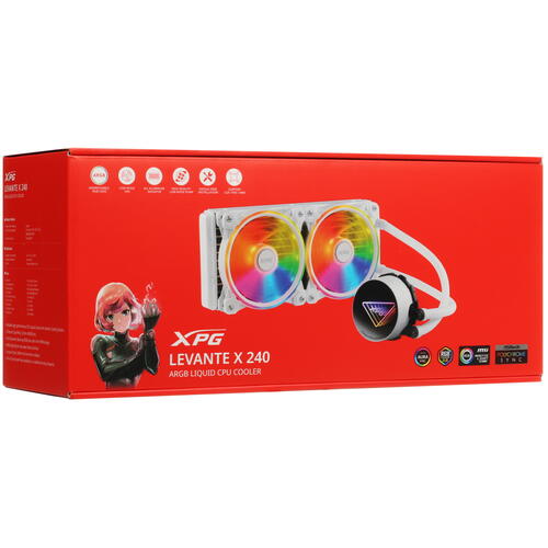 Купить Система охлаждения ADATA XPG LEVANTE X 240  белая  5418826. Характеристики, отзывы и цены в Донецке