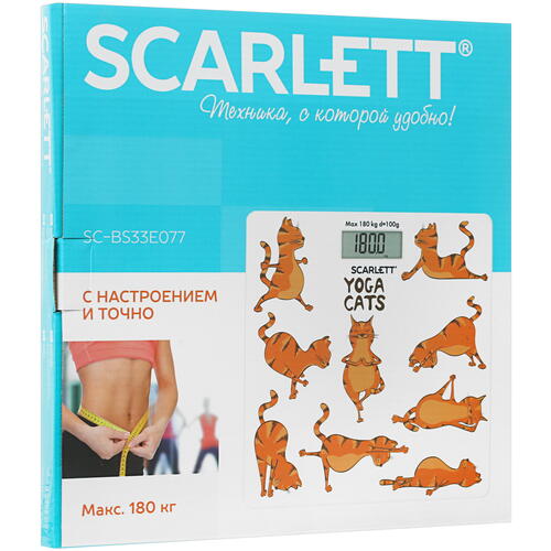 Купить Весы Scarlett SC-BS33E077 разноцветный  4852479. Характеристики, отзывы и цены в Донецке