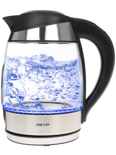 Купить Электрочайник DEXP KG-1800 Smart серебристый  1146033. Характеристики, отзывы и цены в Донецке
