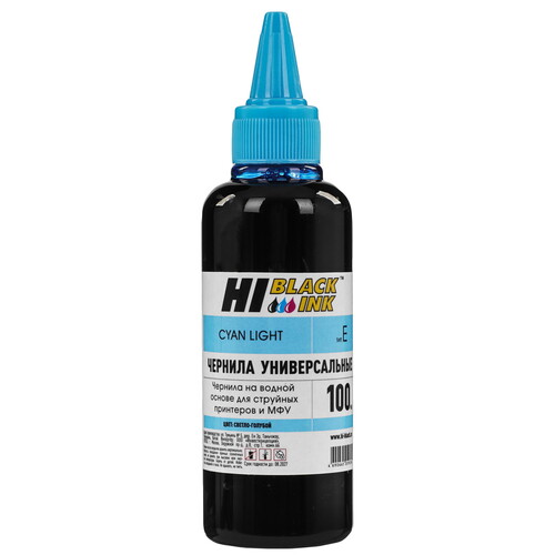 Купить Чернила водорастворимые Hi-Black 15070103840U светло-голубой  5499519. Характеристики, отзывы и цены в Донецке