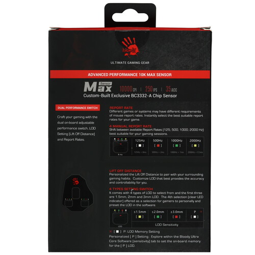 Купить Мышь проводная A4Tech Bloody W70 Max  черный  9280322. Характеристики, отзывы и цены в Донецке
