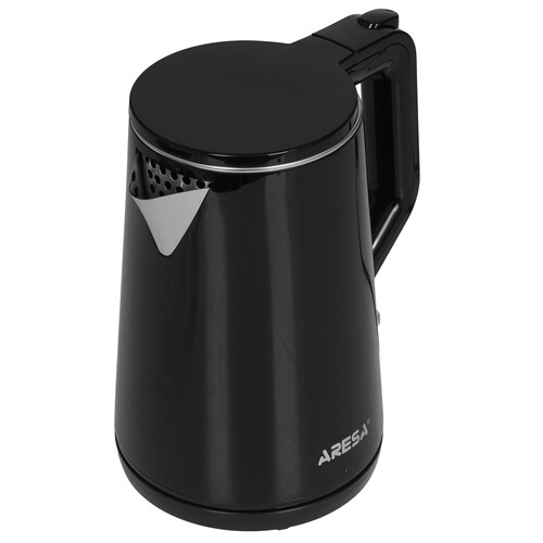 Купить Электрочайник Aresa AR-3474 черный  9300200. Характеристики, отзывы и цены в Донецке