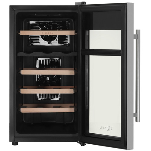Купить Винный шкаф ZUGEL ZTWF182DX серый  9238034. Характеристики, отзывы и цены в Донецке