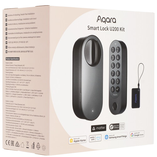 Купить Умный дверной замок Aqara U200 kit EL-D02D_bl  5498014. Характеристики, отзывы и цены в Донецке