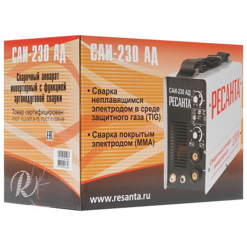 Купить Сварочный аппарат Ресанта САИ 230-АД  1173180. Характеристики, отзывы и цены в Донецке