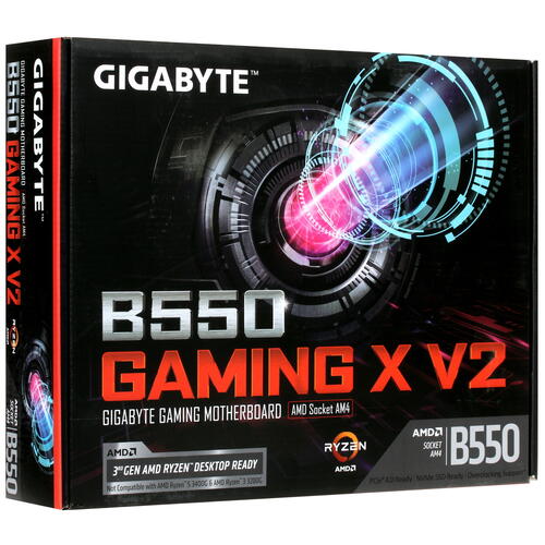 Купить Материнская плата GIGABYTE B550 GAMING X V2  4702334. Характеристики, отзывы и цены в Донецке