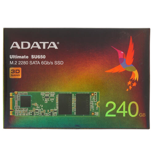 Купить 240 ГБ M.2 SATA накопитель ADATA Ultimate SU650 [ASU650NS38-240GT-C]  1391564. Характеристики, отзывы и цены в Донецке