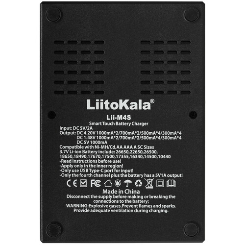 Купить Зарядное устройство LiitoKala Lii-M4S  9212385. Характеристики, отзывы и цены в Донецке