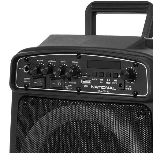 Купить Портативная аудиосистема National NSM-V150, черный  4880621. Характеристики, отзывы и цены в Донецке