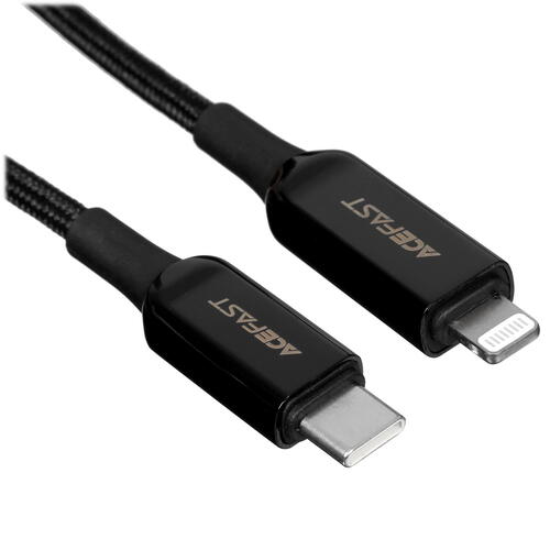 Купить Кабель круглый ACEFAST Lightning 8-pin MFI - USB Type-C черный 1.2 м  5415387. Характеристики, отзывы и цены в Донецке