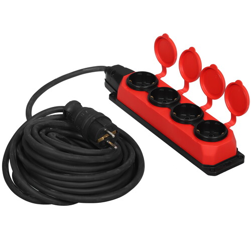 Купить Удлинитель силовой ЭРА UK-4e-3x1.5-10m-IP44(KG) черный  5419214. Характеристики, отзывы и цены в Донецке
