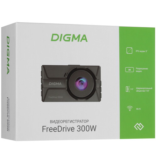 Купить Видеорегистратор Digma FreeDrive 300W  9151488. Характеристики, отзывы и цены в Донецке