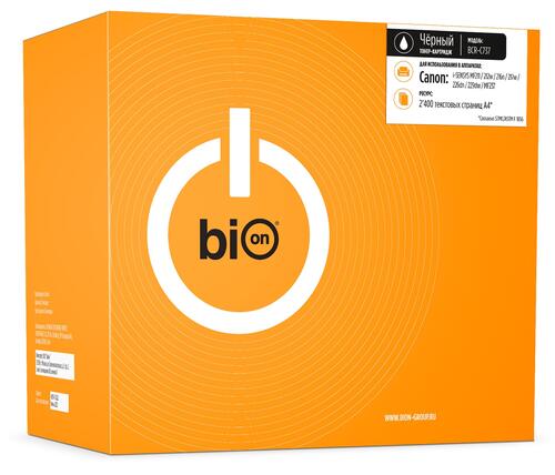 Купить Картридж лазерный Bion BCR-C737 черный  9910410. Характеристики, отзывы и цены в Донецке