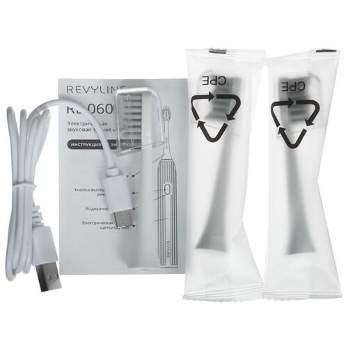 Купить Электрическая зубная щетка Revyline RL 060 белый  5483471. Характеристики, отзывы и цены в Донецке