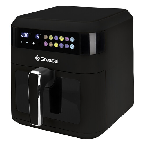 Купить Аэрогриль Gressel RGAF-771822 черный  9310665. Характеристики, отзывы и цены в Донецке