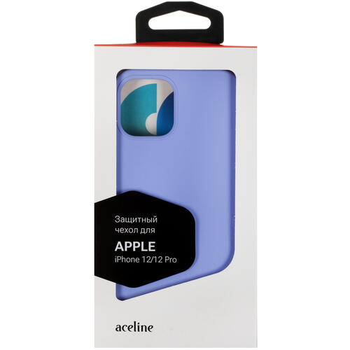 Купить Накладка  Aceline Liquid Silicone для Apple iPhone 12/ 12 Pro фиолетовый  5404069. Характеристики, отзывы и цены в Донецке