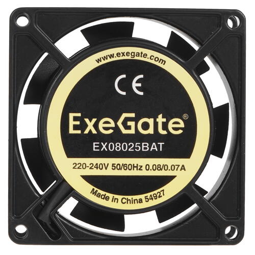 Купить Вентилятор ExeGate EX08025BAT [EX288998RUS]  5358432. Характеристики, отзывы и цены в Донецке